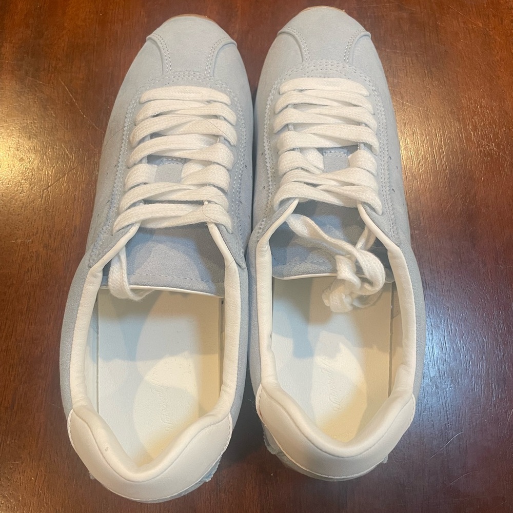 Casual Womens Light Blue Sneakers